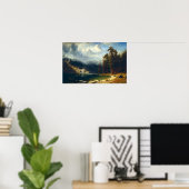 ビエルシュタット山コルコランポスター ポスター (ホームオフィス)