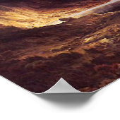 ビエルシュタット・アルバートの岩の山の嵐 ポスター (角)