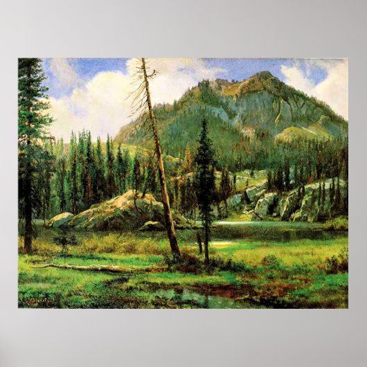 ビエルシュタット – シエラネバダ山脈素晴らし芸術 ポスター (正面)