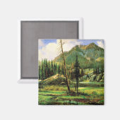 ビエルシュタット – シエラネバダ山脈素晴らし芸術 マグネット (正面/裏面)