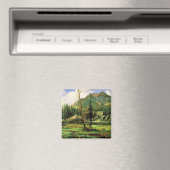 ビエルシュタット – シエラネバダ山脈素晴らし芸術 マグネット (インサイチュ (食洗機))