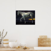 ビエルシュタット – ホワイトホース&サンセット ポスター (キッチン)