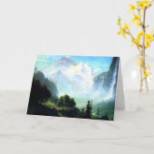 ビエルシュタット – ラウテルブルネンの近くのスタバーバッハ秋 カード (黄色い花)