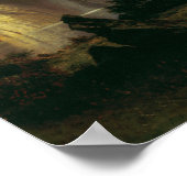 ビエルシュタット – ロッキーマウンテンランドスケープ ポスター (角)