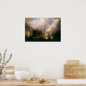 ビエルシュタット – ロッキーマウンテンランドスケープ ポスター (キッチン)