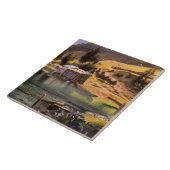 ビエルシュタット – 魚釣りと狩りキャンプ，アラスカ タイル (側面)