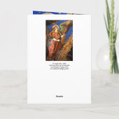 ビエル・クリスマスを迎える音楽を作る天使 シーズンカード (裏面)