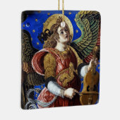 ビエル・クリスマスを迎える音楽を作る天使 セラミックオーナメント (右)