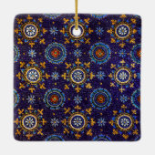 ビエル・クリスマスを迎える音楽を作る天使 セラミックオーナメント (裏面)