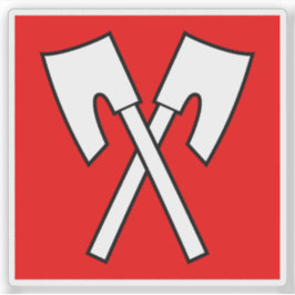 ビエル/ビエンヌ（スイス）の旗 シール