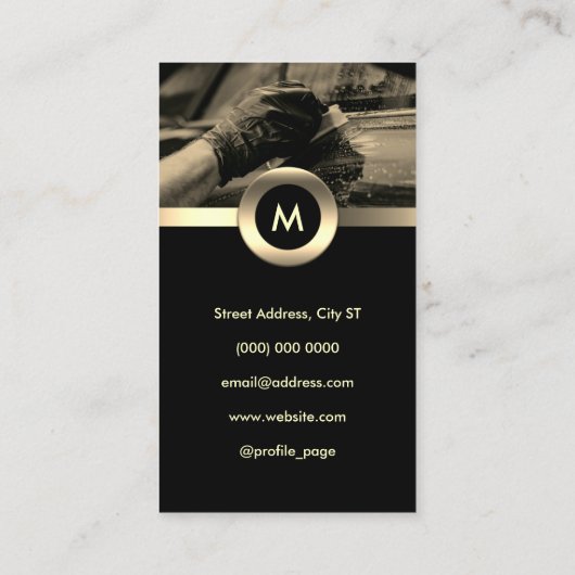 ビエレガントジネスカを詳細に説明するプロフェッショナル車 名刺 (裏面)