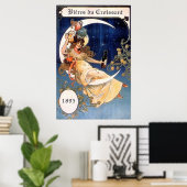 ビエレスデュクロワッサン1895ヴィンテージプリント ポスター (ホームオフィス)