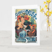 ビエレスデラミューズミュシャ カード (黄色い花)