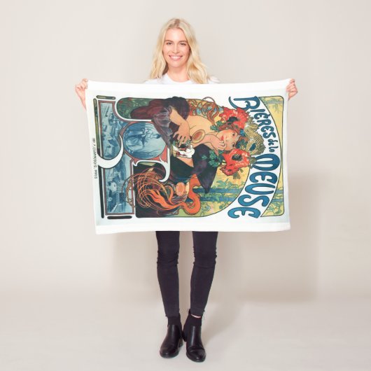 ビエレスドゥラミューズミュシャ フリースブランケット (インサイチュ)