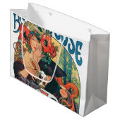 ビエレスドゥラミューズミュシャ ラージペーパーバッグ (正面アングル)