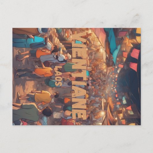 ビエンチャン葉書 ポストカード (正面)