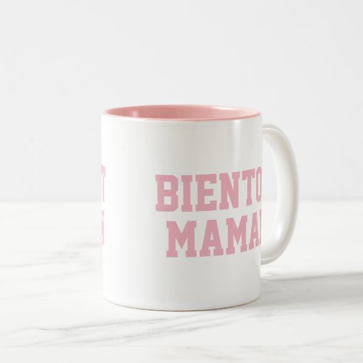 ビエントママンマグ |赤ちゃんシャワーマグカップ ツートーンマグカップ (正面右)