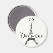 「ビエンベニューフランスのス」 マグネット (正面/裏面)