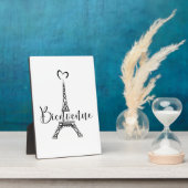 「ビエンベニュー」プラーク(フランスのウェルカム・イン) フォトプラーク (側面)