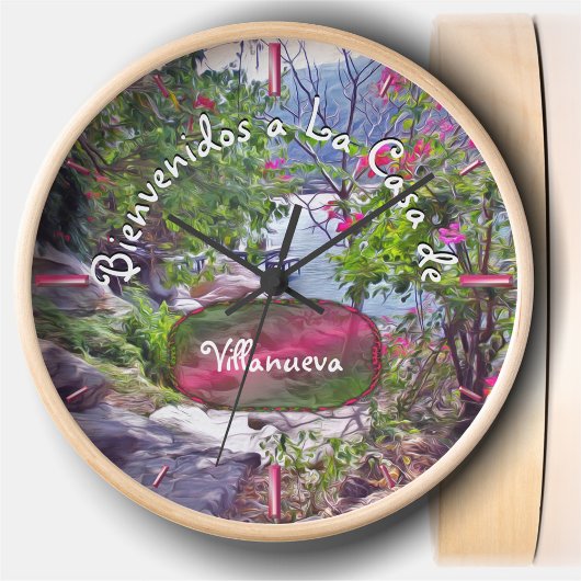 ビエンヴェニドス&ウェルカムヤラパトレイル821 壁時計