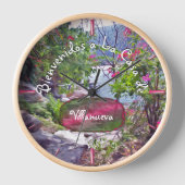 ビエンヴェニドス&ウェルカムヤラパトレイル821 壁時計 (正面)