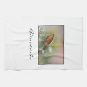 ビエンヴェニド（ようこそ）蝶の女王 キッチンタオル (横)