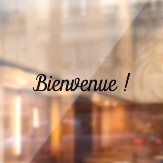 ビエンヴェネーションステッカー自動コラントアジェシフドビトリン ウィンドウサイン (シート2)