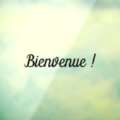 ビエンヴェネーションステッカー自動コラントアジェシフドビトリン ウィンドウサイン (シート3)