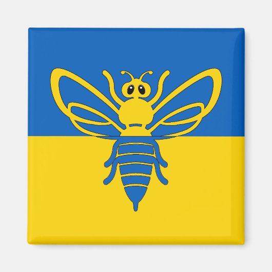 ビエンヴォルデルウクレニシェンフラッグマグネット マグネット (正面)