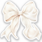 ビエージボウコケットリボンビニールシール シール (正面)