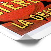 ビエールデシャルムヴィンテージドリンクアドアート ポスター (角)