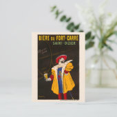 ビエールデュフォートカレヴィンテージポスター1907 ポストカード (スタンド正面)