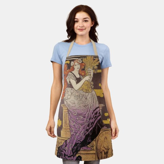 ビエールデラミューズバイマルク・アウグスト・バスタード エプロン (着用した状態)