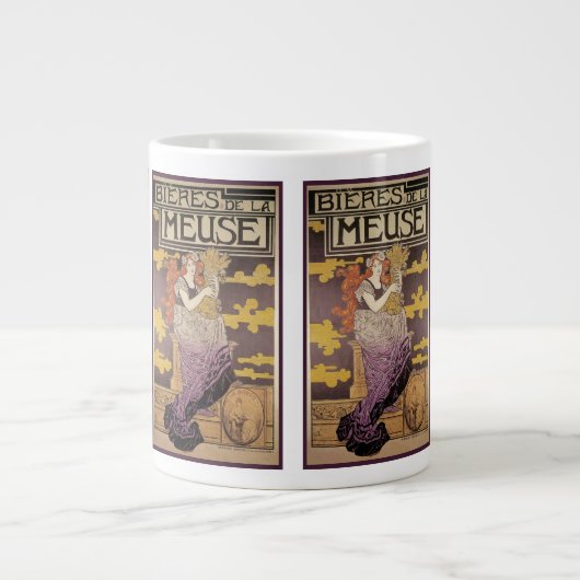 ビエールデラミューズバイマルク・アウグスト・バスタード ジャンボコーヒーマグカップ (正面)