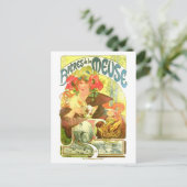 ビエールドゥラミューズアルフォンスミュシャ ポストカード (スタンド正面)