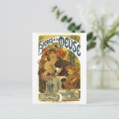 ビエールドゥラミューズヴィンテージフランスのポスターアート ポストカード (スタンド正面)