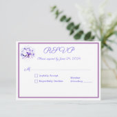 ビオエレガントレット応答カード 出欠カード (スタンド正面)