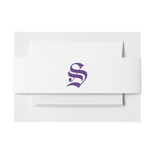 ビオエレガントレ結婚ート 招待状ベリーバンド (正面例)