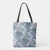 ビオカラフルリンズブルーグレートートバッグ トートバッグ (裏面)