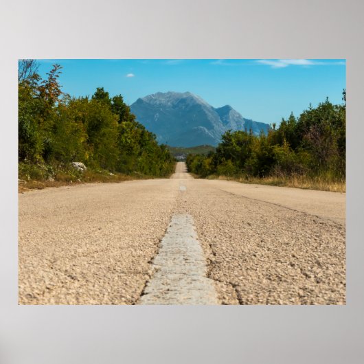 ビオコボ山脈 – クロアチア ポスター (正面)