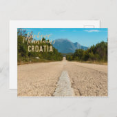 ビオコボ山脈 – クロアチア ポストカード (正面/裏面)
