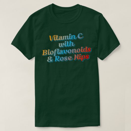 ビオフラボノイドバラお尻1 Tシャツ (デザイン正面)