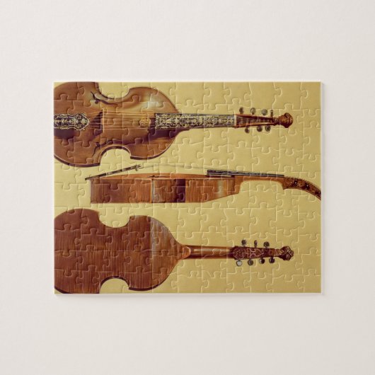 ビオラのd'Amore、「音楽的なInstrumからの18世紀、 ジグソーパズル (横)