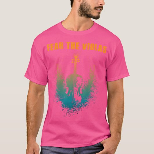 ビオラスを恐れる – Viola Player Jazz Music Orchestrer Tシャツ (正面)