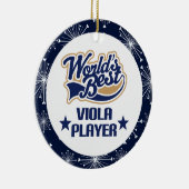 ビオラプレーヤーのギフトのオーナメント セラミックオーナメント (右)