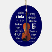ビオラ翻訳 セラミックオーナメント (右)