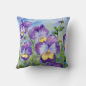 "ビオラ"のアクセントの枕 クッション (裏面)