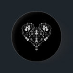 ビオリンハートバイオリン楽器バイオリンミュージシャン 缶バッジ<br><div class="desc">ビオリンハートバイオリン楽器バイオリンミュージシャン</div>