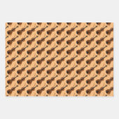 ビオリンミュージカルデザイン ラッピングペーパーシート (正面)