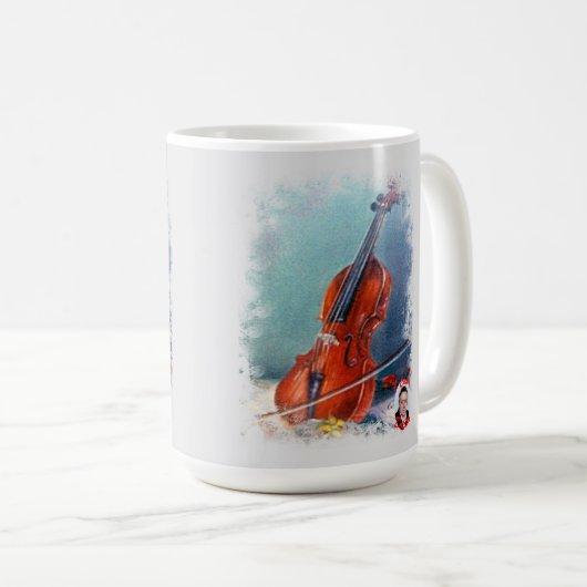 ビオリン コーヒーマグカップ (正面右)